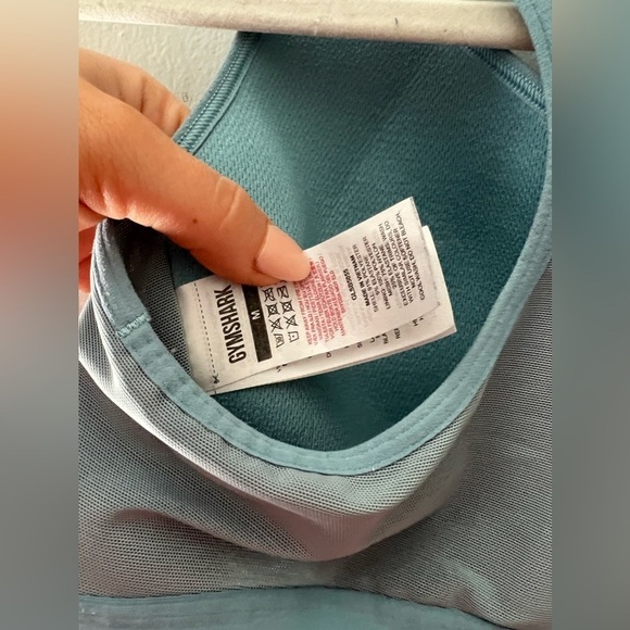 Gymshark Blue Bra High Support Medium - Picture 5 of 5